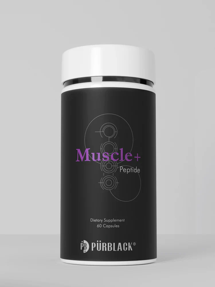 Purblack Muscle+ Peptide Capsules for muscle recovery and strength