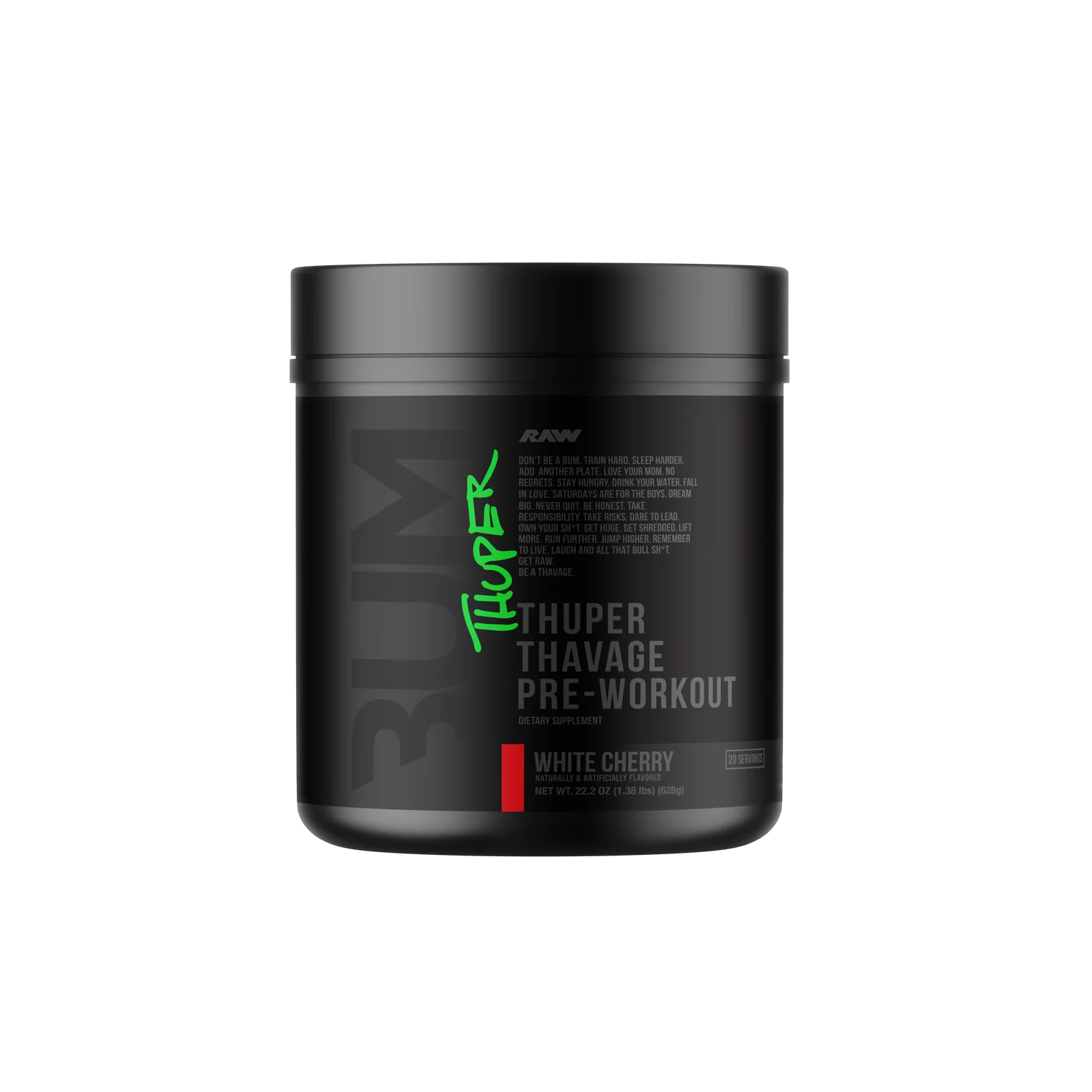 CBUM thuper thavage PRE UK WHITE CHERRY