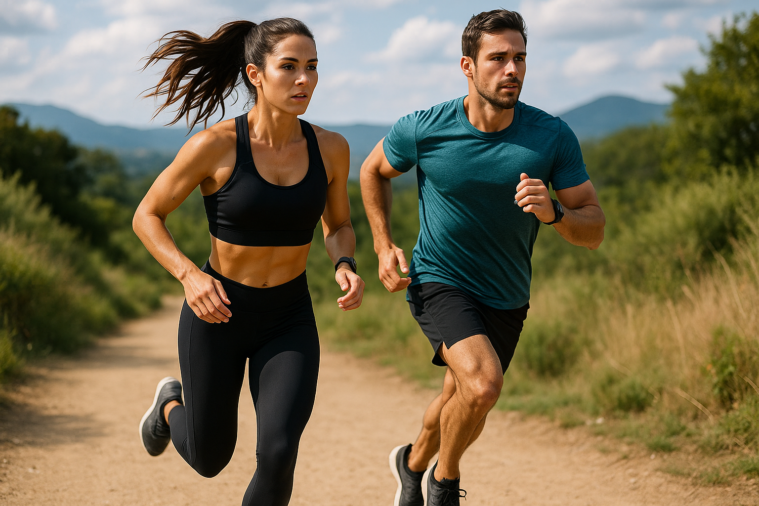 ednurace couple running
