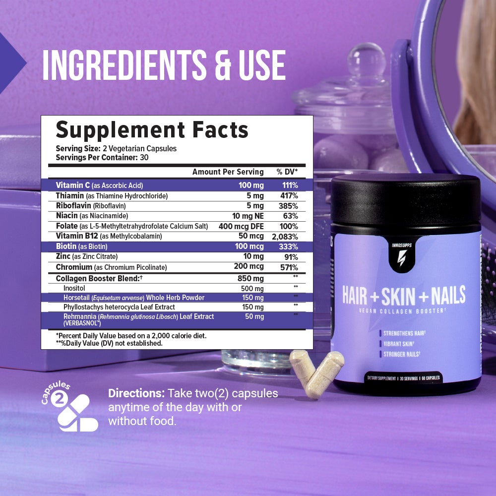 Innosupps Hair skin nails - TRL NUTRITIONInno Supps