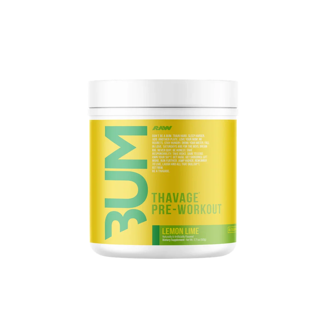 CBUM Thavage pre workout