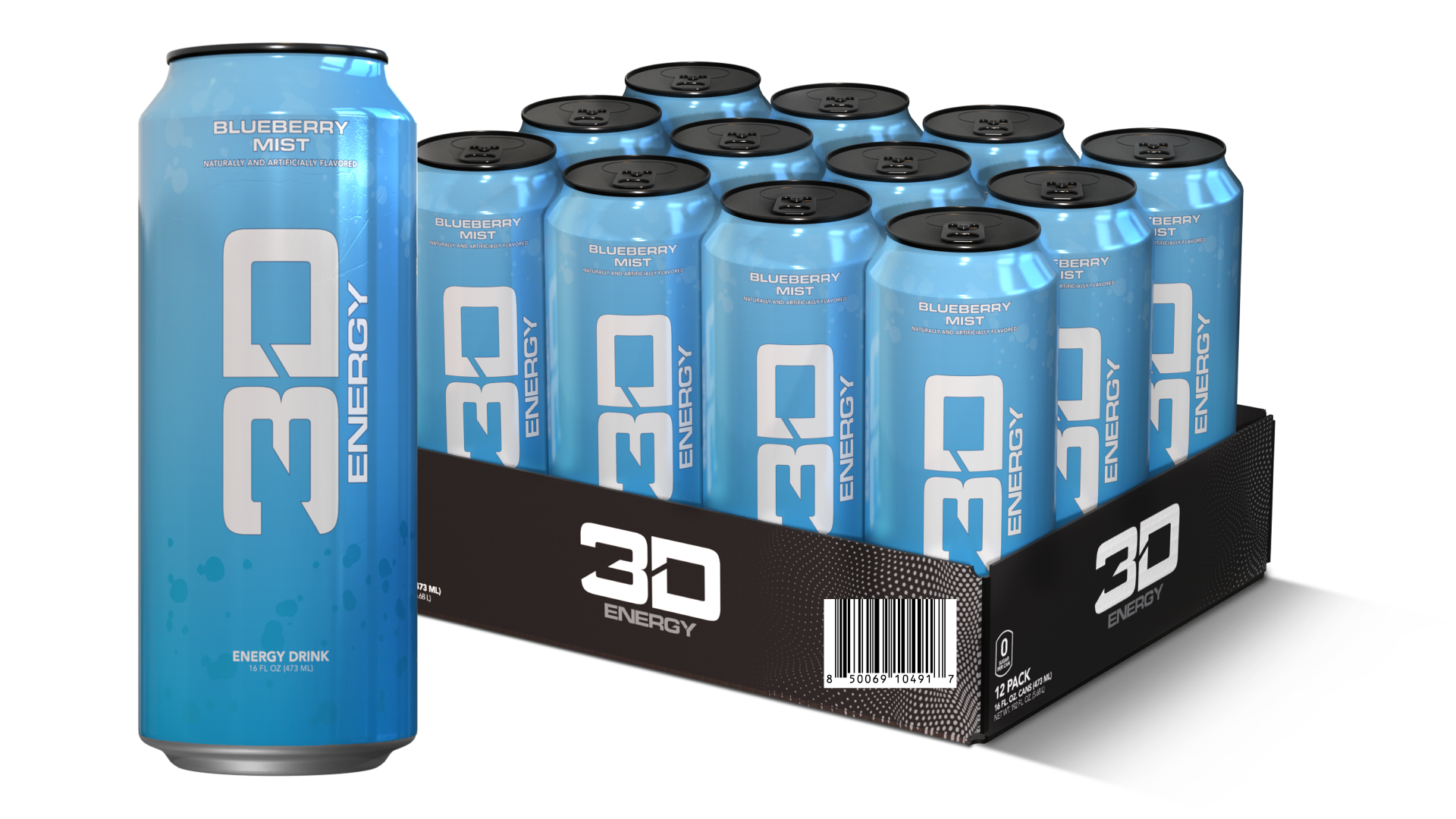 3D Energy Blueberry Mist